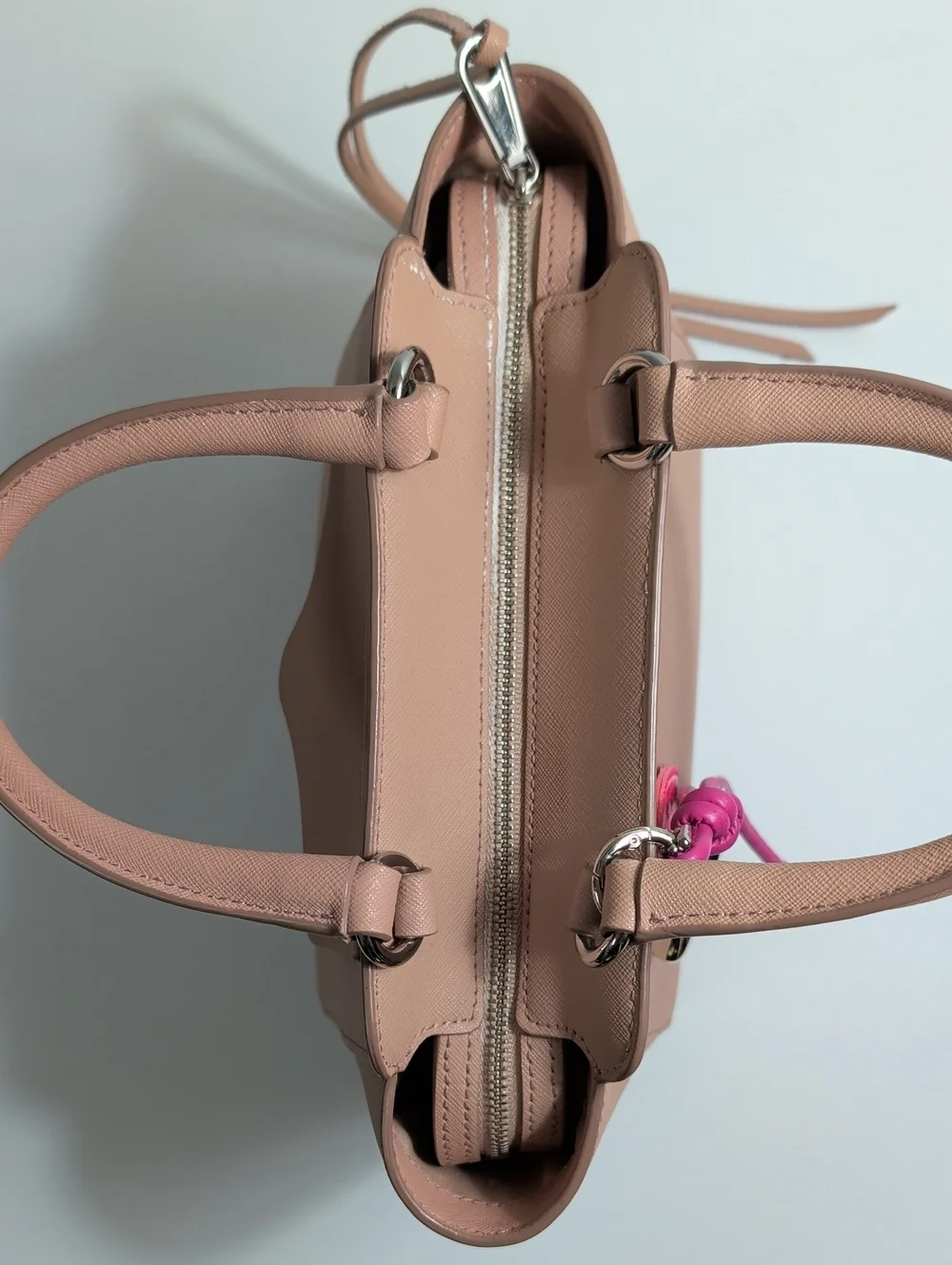 Rebecca Minkoff Blush Pink Mini Tote & Crossbody Bag